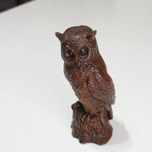 2/$40 - Vintage Red Mill Mfg. Crushed Pecan Owl